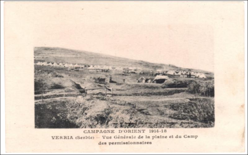 Campagne d' Orient 1914-18, Verria (Serbie) - vue generale de la plaine et du camp des permissionnaires [Γραφικά]