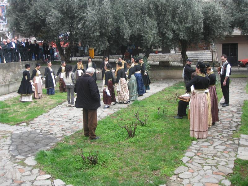 Γύρισμα για την εκπομπή του Γιώργου Μελίκη