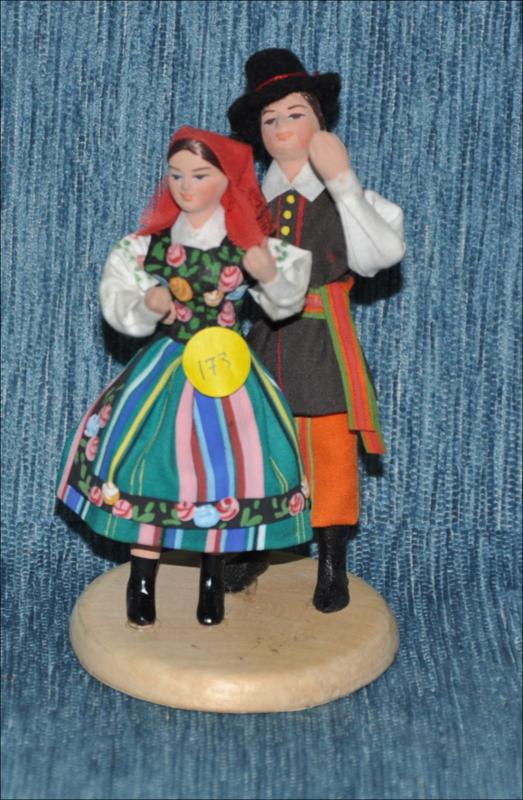 Dolls in Polish regional dress made in Poland [Κούκλα]