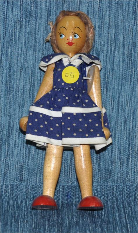 Polish wooden girl doll [Κούκλα]