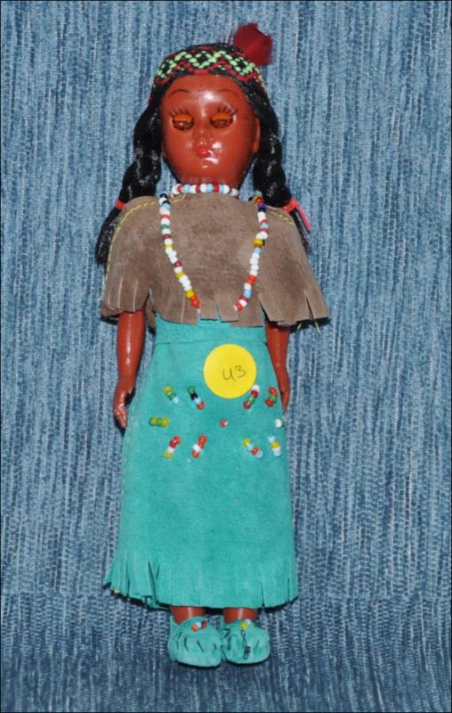 Vintage 1960's Native American Indian doll [Κούκλα]