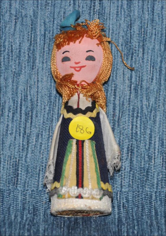 Bulgarian wooden doll [Κούκλα]