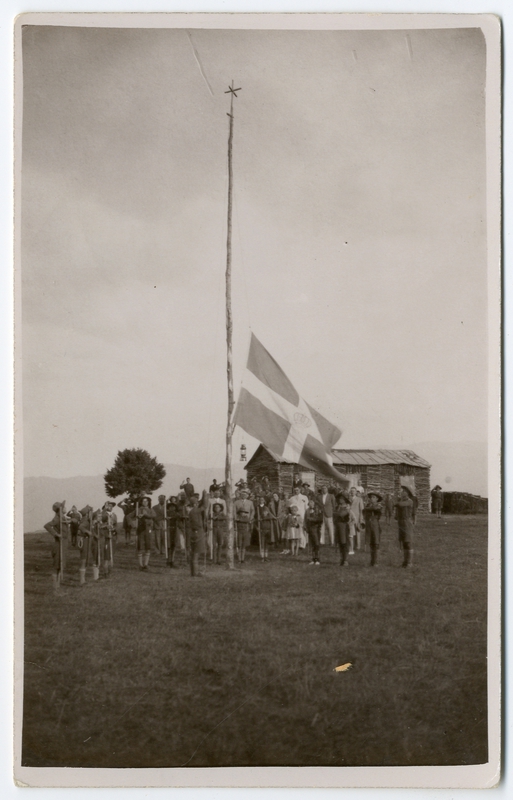 Κατασκήνωση προσκόπων στην Καστανιά το1937