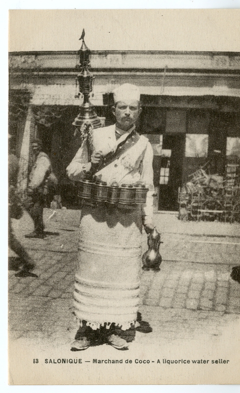 Salonique. Marchand de coco [Γραφικά]