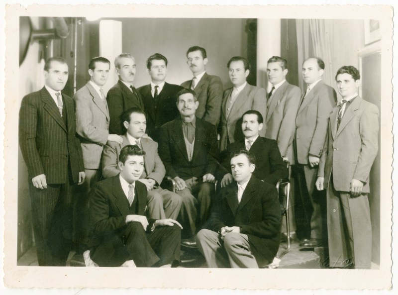 Το Διοικητικό Συμβούλιο του Σωματείου Οικοδόμων Βέροιας πριν το 1967