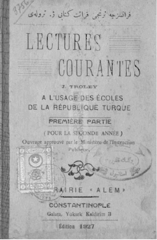 Lectures courantes. Première partie (Pour la seconde année) / J. Troley