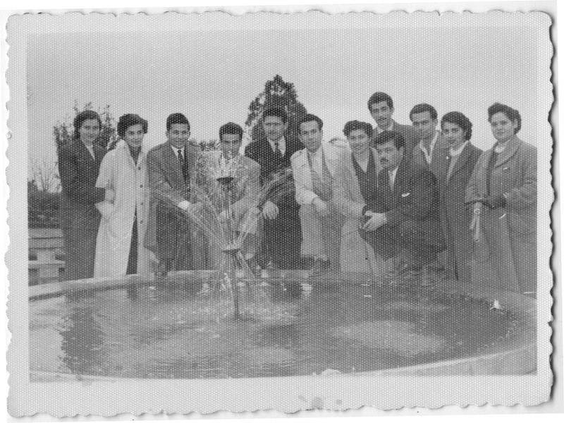 Παρέα φίλων στο συντριβάνι Εληάς, Βέροια
