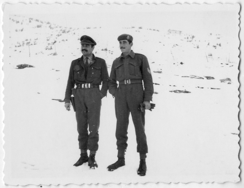 Δύο αξιωματικοί στο 518 Τάγμα Νευροκοπίου Δράμας
