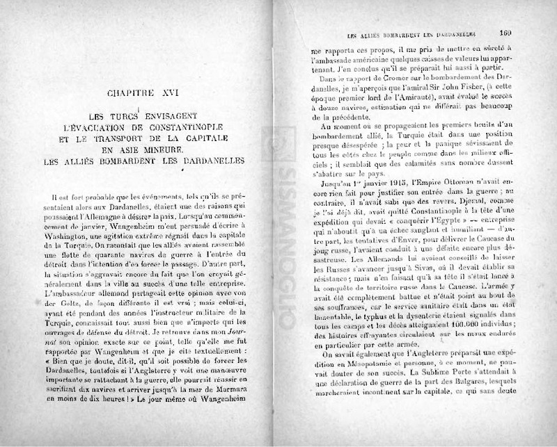 Mémoires de l' Ambassadeur Morgenthau / par Henry Morgethau