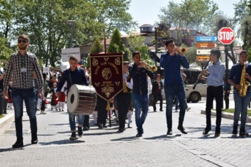 Παρέλαση του μουσικού συγκροτήματος 