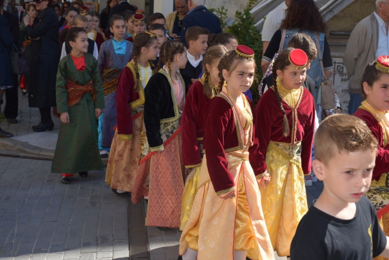 Σύλλογος Ποντίων Μακροχωρίου Βεροίας λίγο πριν την παρέλαση