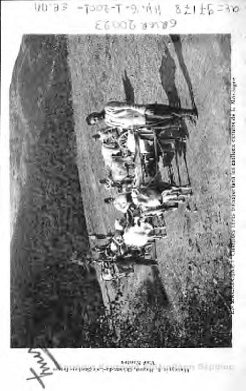 En macedoine,charriots turcs transportant les     cailloux extraits de la montagne [Γραφικά]