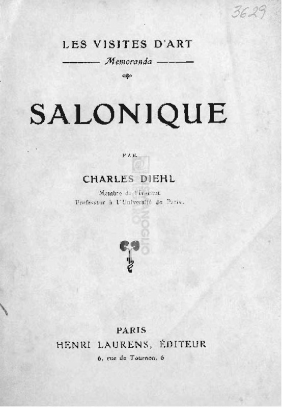 Salonique / par Charles Diehl